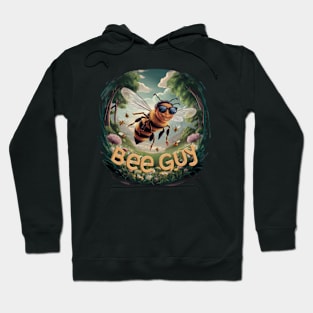 Funny Beekeeper Art For Men Dad Bee Hive Honey Beekeeping Hoodie